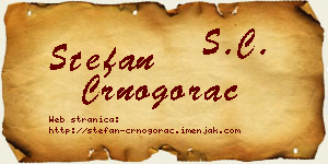 Stefan Crnogorac vizit kartica